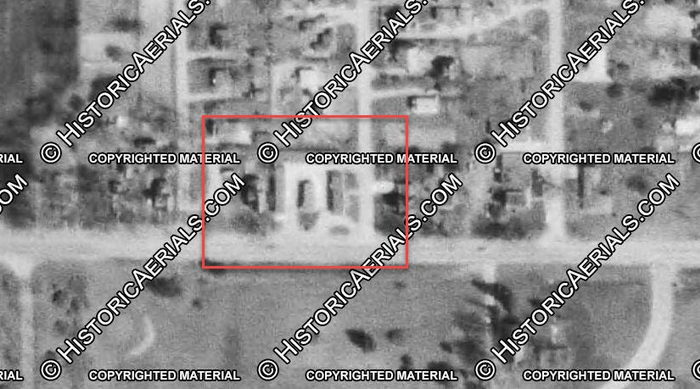 Sandstone Motel - 1960 Aerial